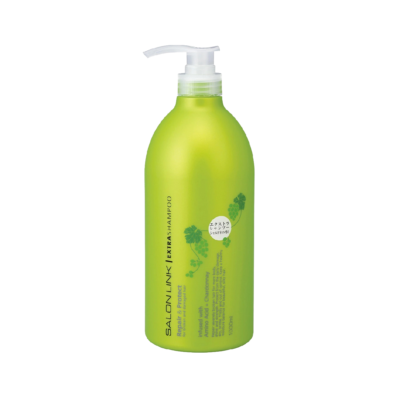 Dầu Gội Phục Hồi Tóc Hư Tổn Chiết Xuất Từ Trái Nho Salon Link Extra Shampoo Chardonnay ( 1000mL )